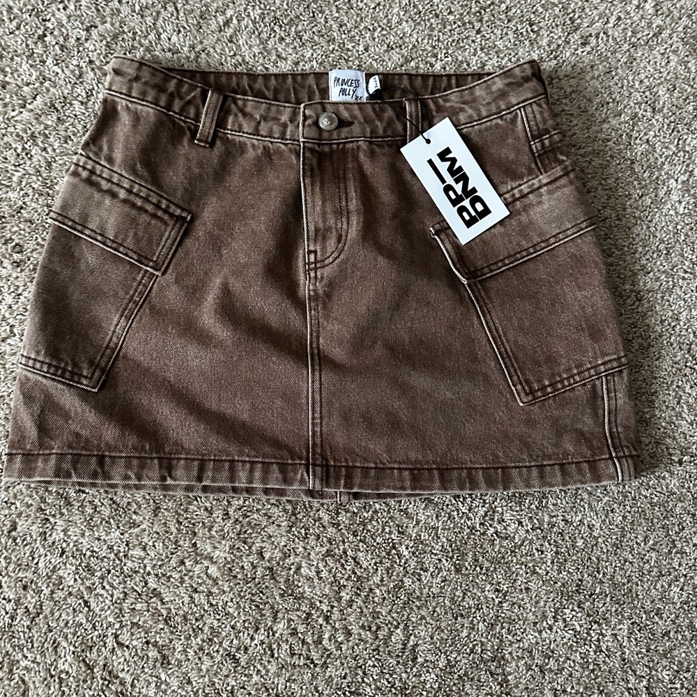 Princess Polly Chocolate Mini Skirt